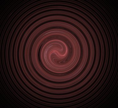 Dijital fraktal resimlerinden birinin resmi