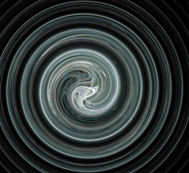 Dijital fraktal resimlerinden birinin resmi