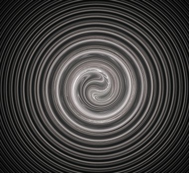 Dijital fraktal resimlerinden birinin resmi