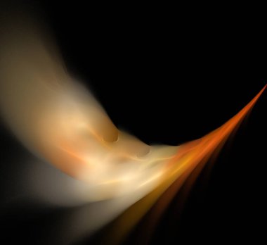 Dijital fraktal resimlerinden birinin resmi