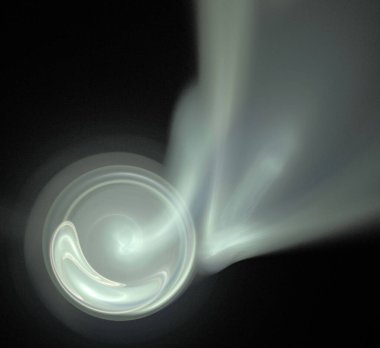 Dijital fraktal resimlerinden birinin resmi