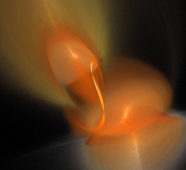 Dijital fraktal resimlerinden birinin resmi