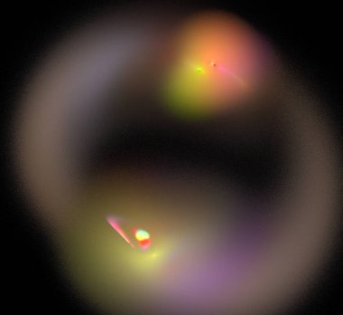 Dijital fraktal resimlerinden birinin resmi