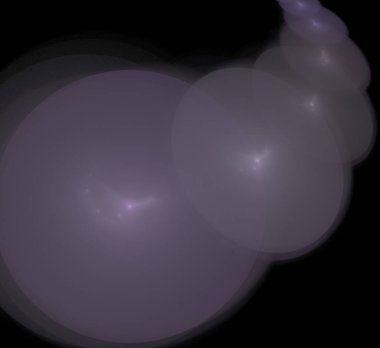 Dijital fraktal resimlerinden birinin resmi