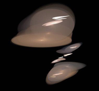 Dijital fraktal resimlerinden birinin resmi