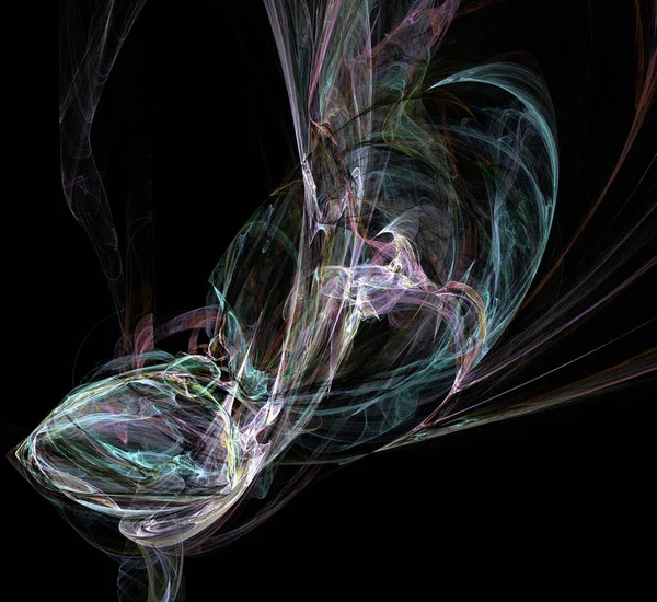 Bild Einer Illustration Des Digitalen Fraktals — Stockfoto