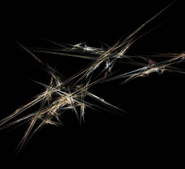 Dijital fraktal resimlerinden birinin resmi