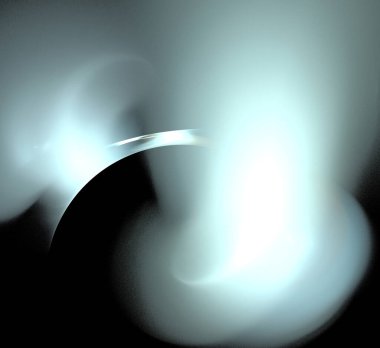 Dijital fraktal resimlerinden birinin resmi