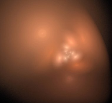 Dijital fraktal resimlerinden birinin resmi