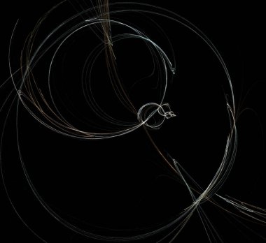 Dijital fraktal resimlerinden birinin resmi