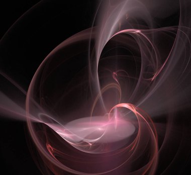 Dijital fraktal resimlerinden birinin resmi