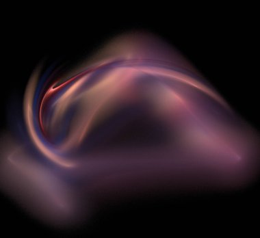 Dijital fraktal resimlerinden birinin resmi