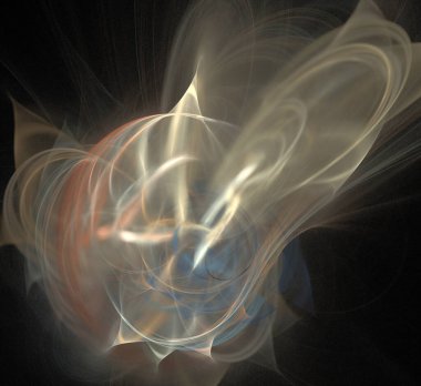 Dijital fraktal resimlerinden birinin resmi