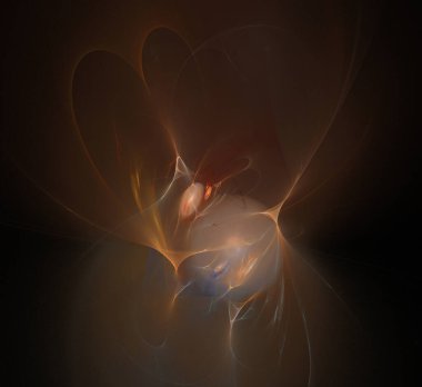 Dijital fraktal resimlerinden birinin resmi