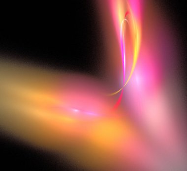 Dijital fraktal resimlerinden birinin resmi