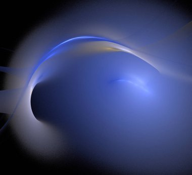 Dijital fraktal resimlerinden birinin resmi