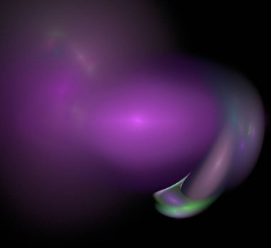 Dijital fraktal resimlerinden birinin resmi