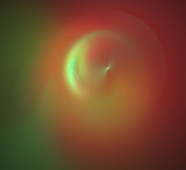 Dijital fraktal resimlerinden birinin resmi