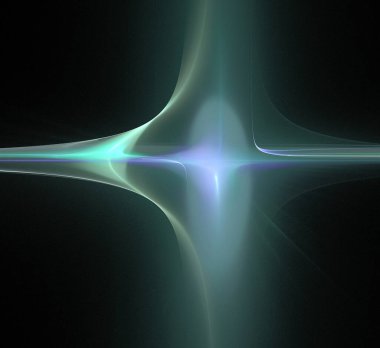 Dijital fraktal resimlerinden birinin resmi