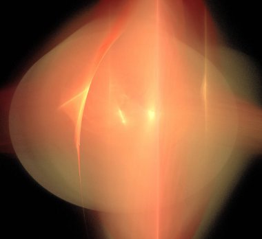 Dijital fraktal resimlerinden birinin resmi