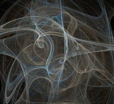 Dijital fraktal resimlerinden birinin resmi