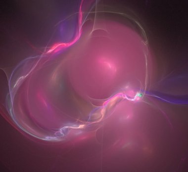 Dijital fraktal resimlerinden birinin resmi