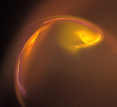 Dijital fraktal resimlerinden birinin resmi