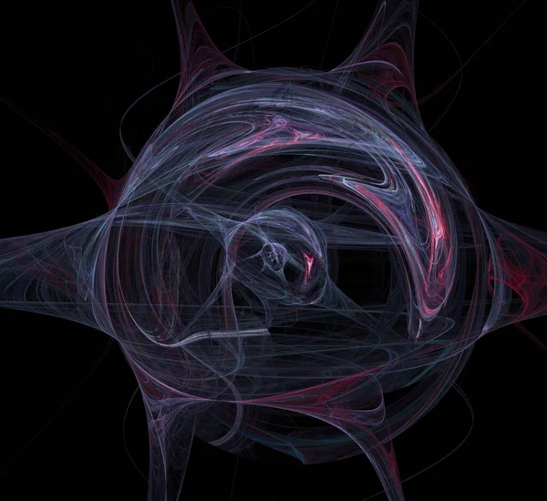 Dijital fraktal resimlerinden birinin resmi