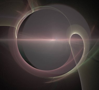 Dijital fraktal resimlerinden birinin resmi