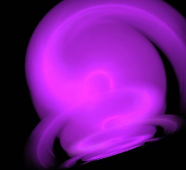 Dijital fraktal resimlerinden birinin resmi