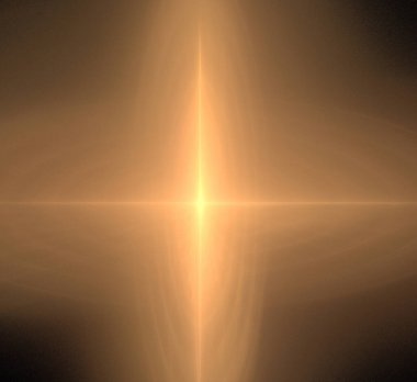 Dijital fraktal resimlerinden birinin resmi