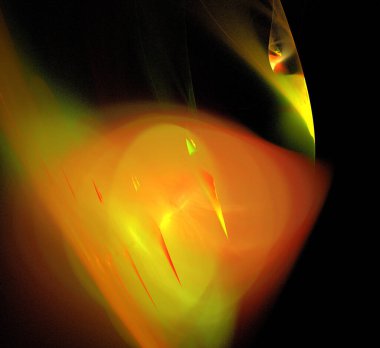 Dijital fraktal resimlerinden birinin resmi