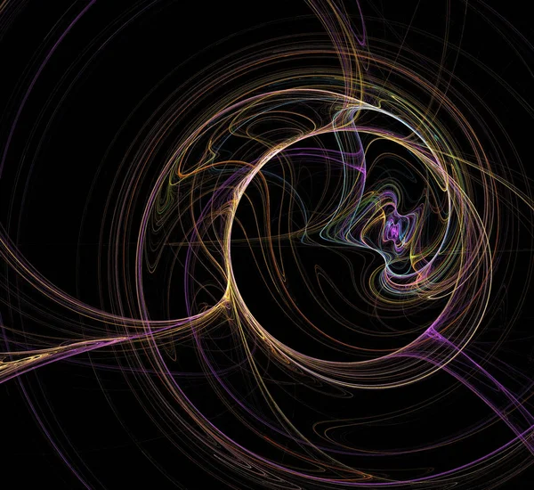 Dijital fraktal resimlerinden birinin resmi