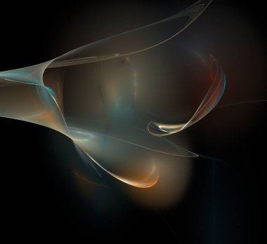 Dijital fraktal resimlerinden birinin resmi