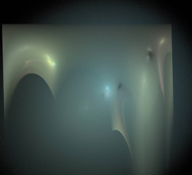 Dijital fraktal resimlerinden birinin resmi