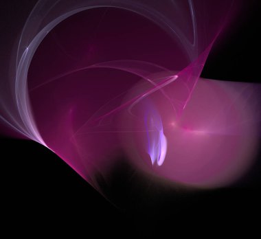 Dijital fraktal resimlerinden birinin resmi