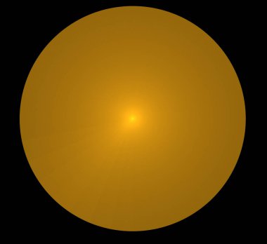 Dijital fraktal resimlerinden birinin resmi