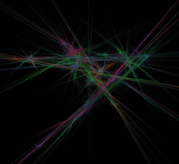 Dijital fraktal resimlerinden birinin resmi