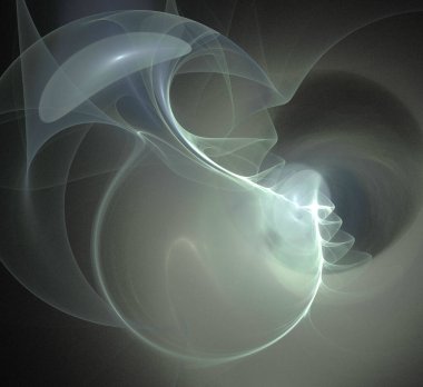 Dijital fraktal resimlerinden birinin resmi