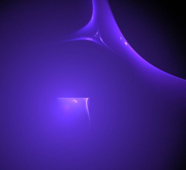 Dijital fraktal resimlerinden birinin resmi