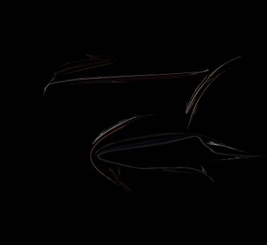 Dijital fraktal resimlerinden birinin resmi