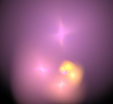 Dijital fraktal resimlerinden birinin resmi