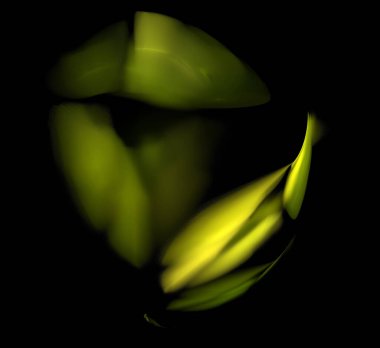 Dijital fraktal resimlerinden birinin resmi