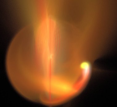 Dijital fraktal resimlerinden birinin resmi