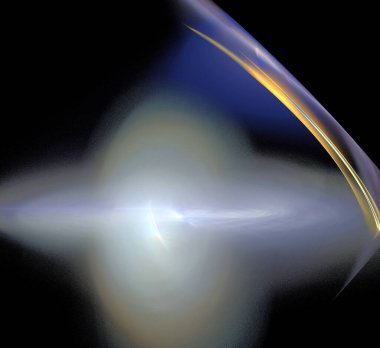 Dijital fraktal resimlerinden birinin resmi