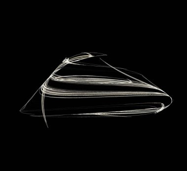 Dijital fraktal resimlerinden birinin resmi