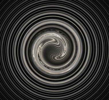 Dijital fraktal resimlerinden birinin resmi