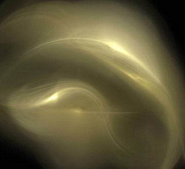 Dijital fraktal resimlerinden birinin resmi