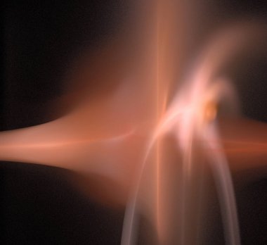 Dijital fraktal resimlerinden birinin resmi