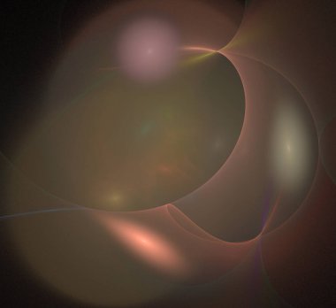 Dijital fraktal resimlerinden birinin resmi